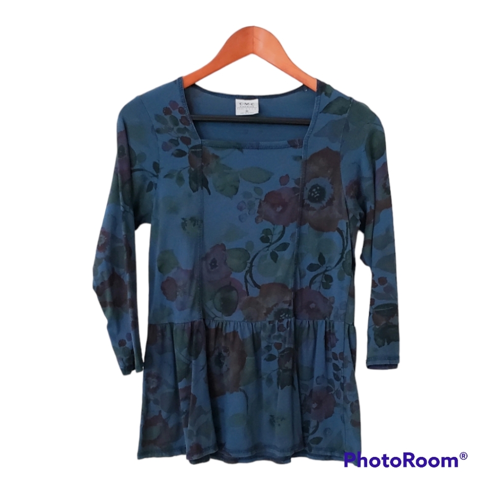 CMC Color Me Cotton Peplum Top